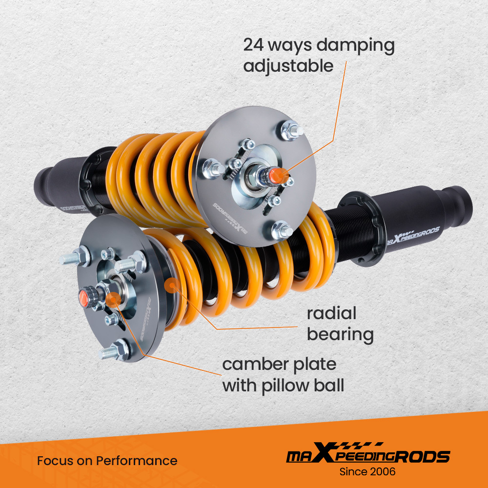 Complete Coilovers Ammortizzatori Kit compatibile per Mitsubishi Eclipse 1995-99 Adjustable Lowering Kit