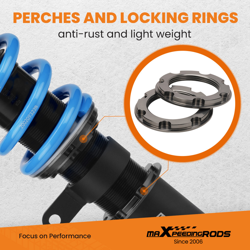 Upgraded Ammortizzatori compatibile per Mitsubishi LancerRalliart CY2A/CZ4A Coilovers Kit Lowering Kit