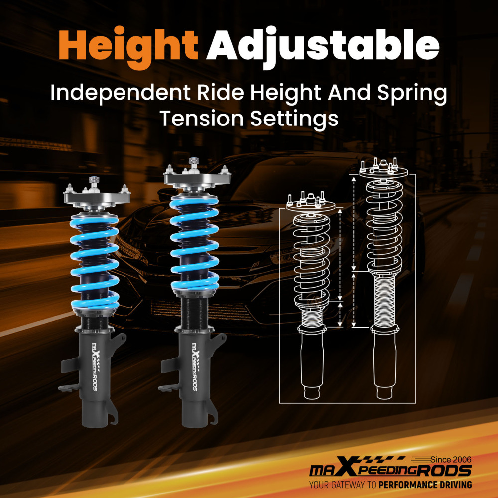 T6 Coilovers Suspension Kit compatible for Ford Focus 2011-2017 (LZ/LW) 1.5 1.6 2.0