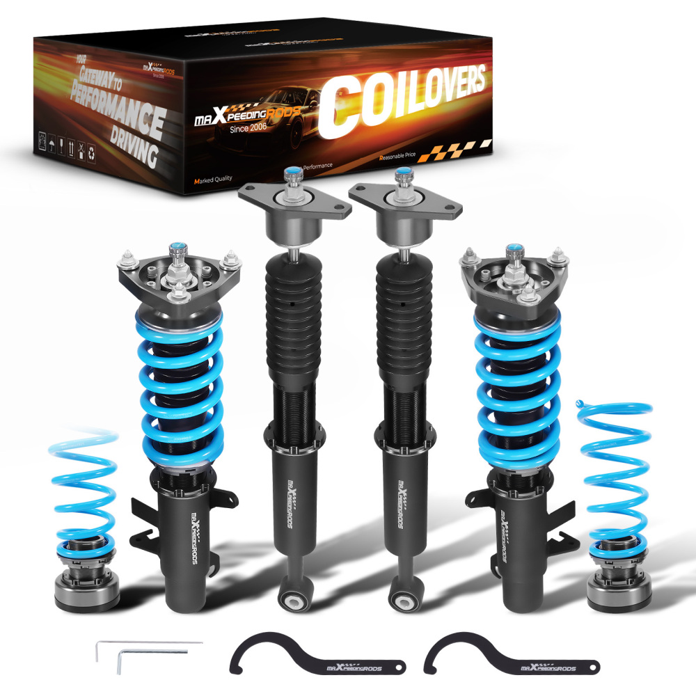 Coilovers Lowering Kit w/ 24 Step Damper Adjustable compatible for Ford Focus 2011-17