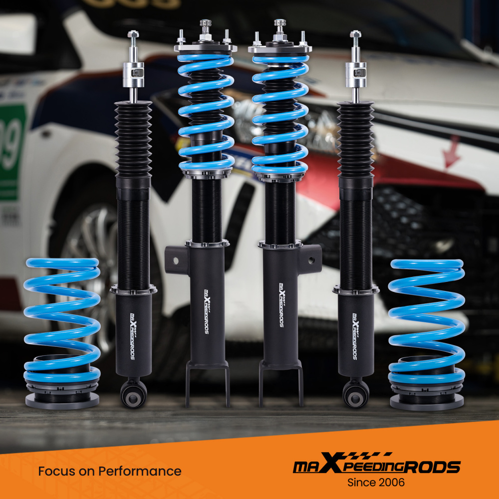 Kit ammortizzatori Coilover + molle a 24 vie compatibile con compatibile per Tesla Model Y RWD 2020+