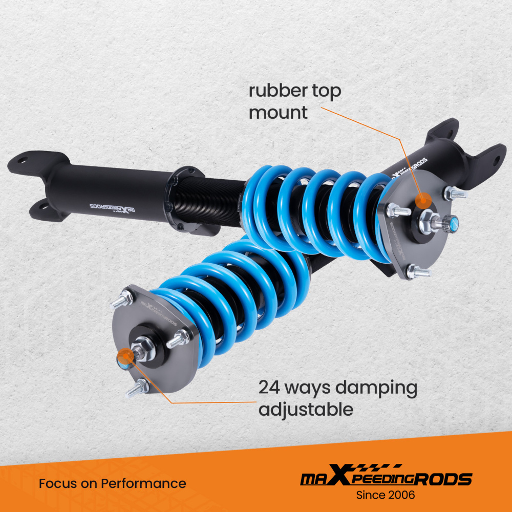 Kit ammortizzatori Coilover + molle a 24 vie compatibile con compatibile per Tesla Model Y RWD 2020+