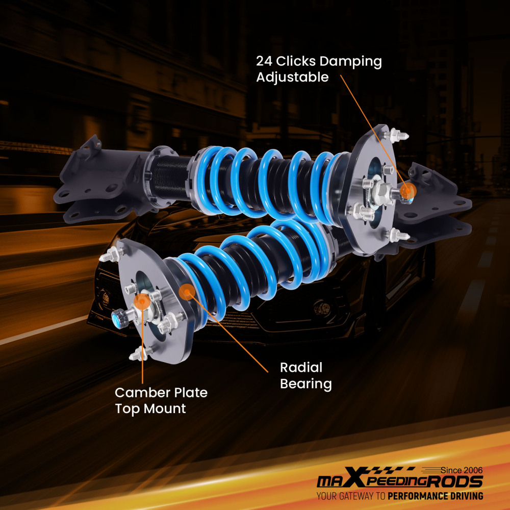 Coilovers compatible for Toyota MR2 ZZW30 2000-2005 Spyder 1.8 16V VT-i