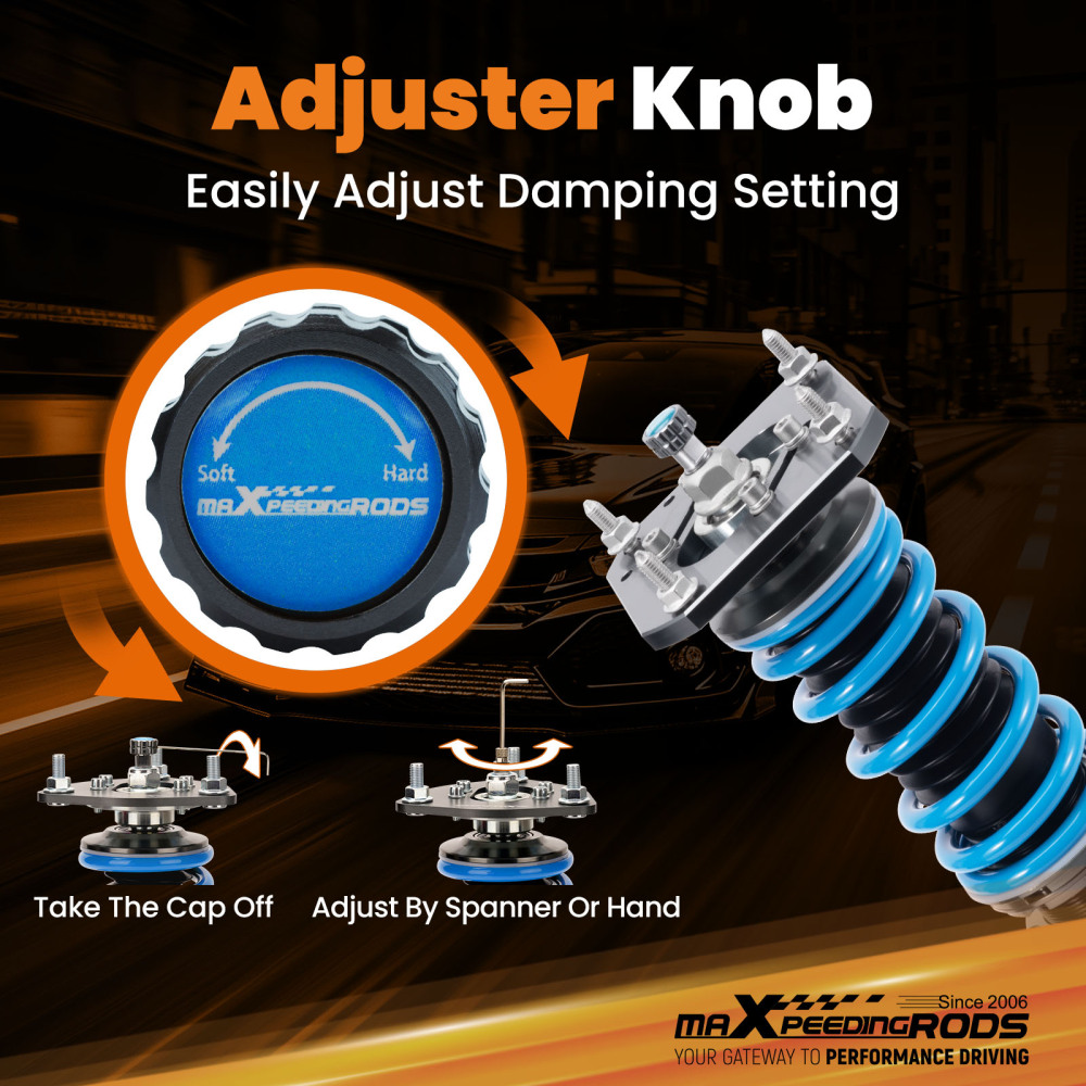 24 Level Damper Coilovers Suspension Kit compatible for Toyota MR2 1987-1989 (AW11 Chassis)