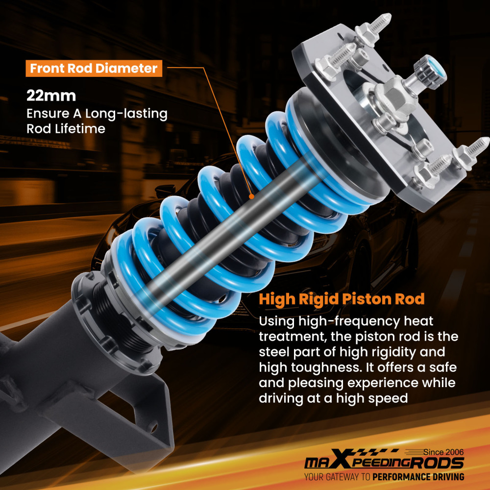 24 Level Damper Coilovers Suspension Kit compatible for Toyota MR2 1987-1989 (AW11 Chassis)