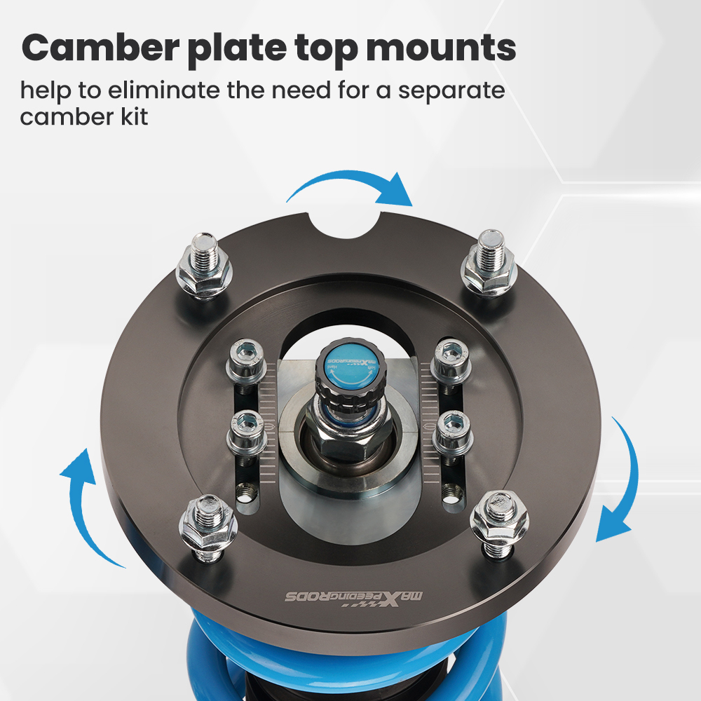 Maxpeedingrods COT6 24 Way Damper Adjustable Coilover Kit compatible for Ford Mustang 05-14 lowering kit