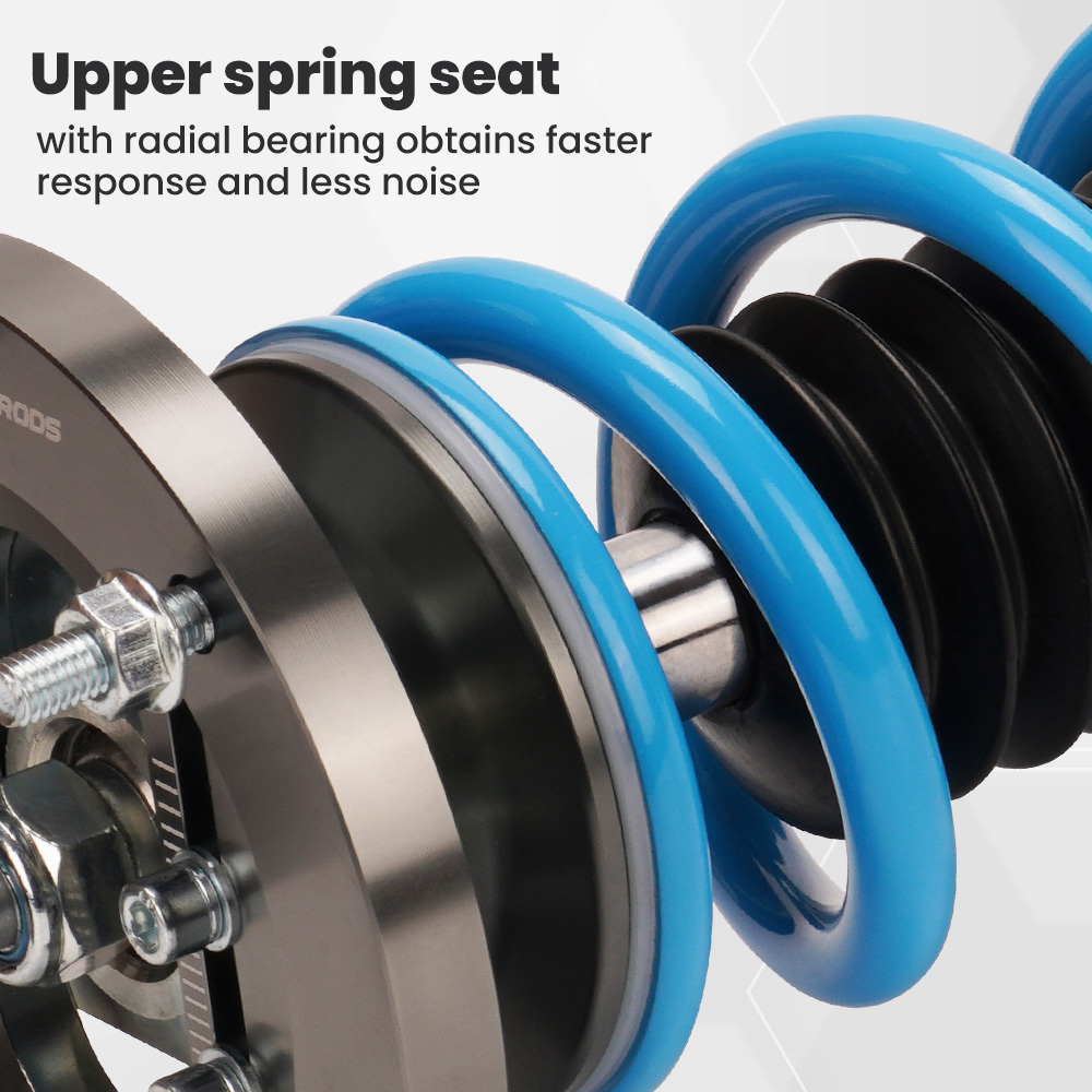 Maxpeedingrods COT6 24 Way Damper Adjustable Coilover Kit compatible for Ford Mustang 05-14 lowering kit