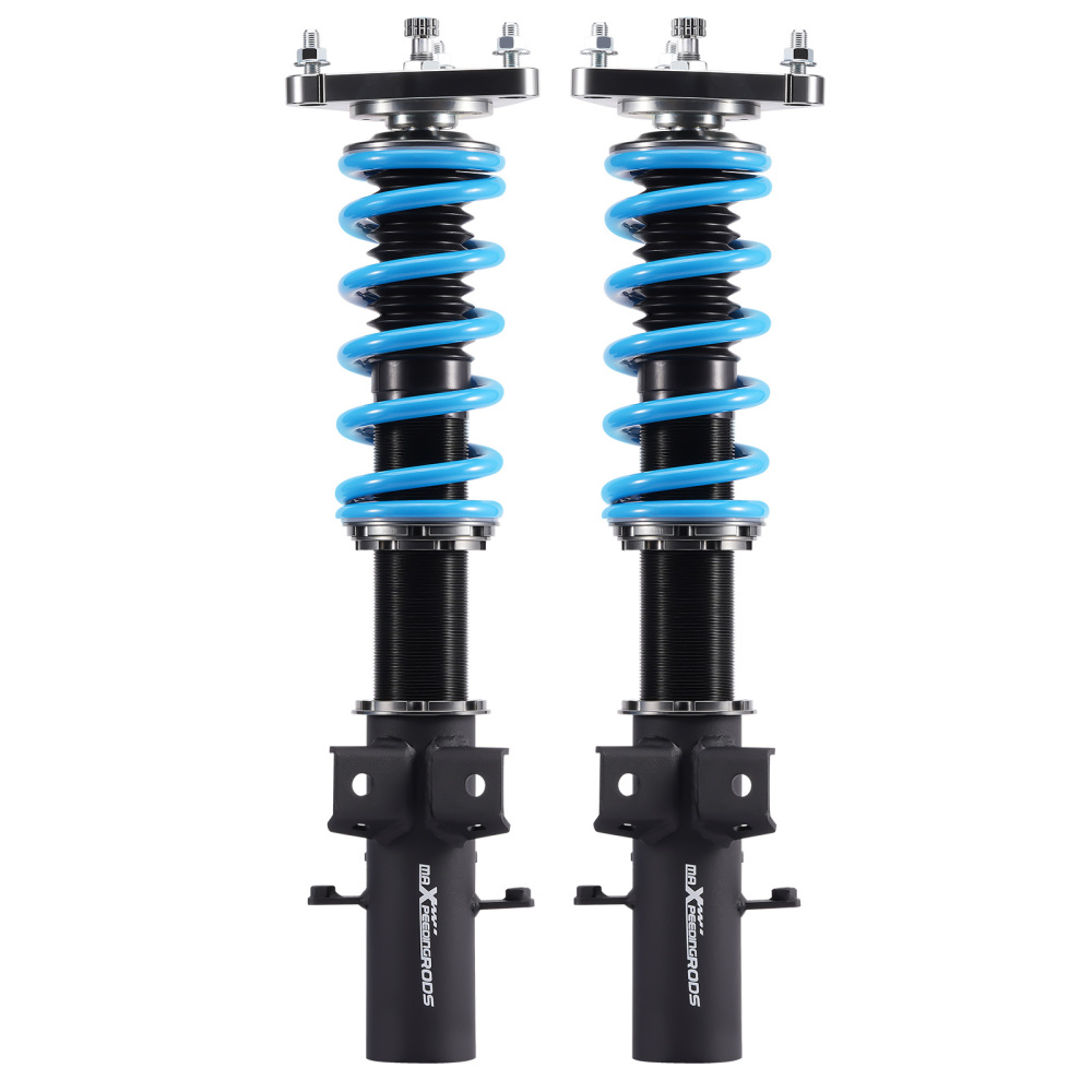 Compatible For Ford Mustang 2015-2023 24 Ways Damper Adjustable Coilovers Shock Springs Kit Lowering Kit