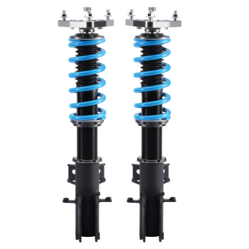 Compatible For Ford Mustang 2015-2023 24 Ways Damper Adjustable Coilovers Shock Springs Kit Lowering Kit