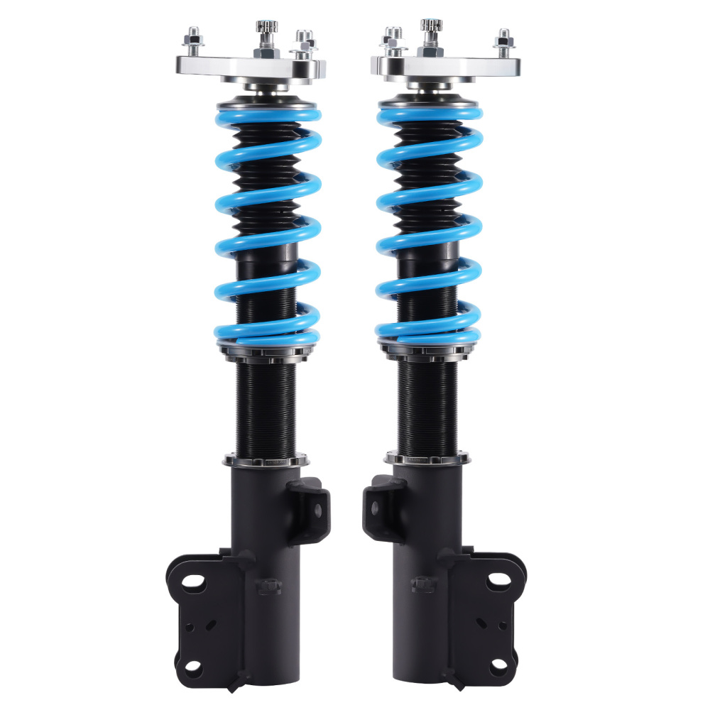 Compatible For Ford Mustang 2015-2023 24 Ways Damper Adjustable Coilovers Shock Springs Kit Lowering Kit