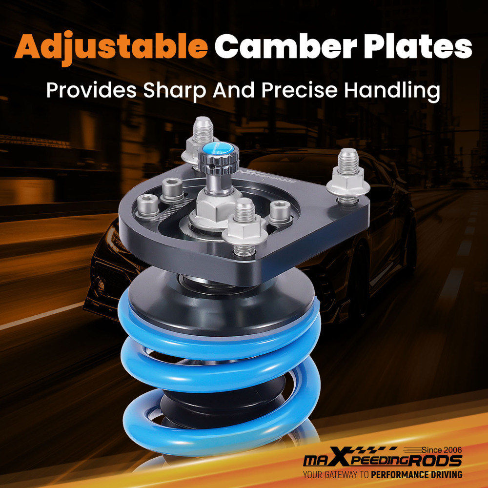 24 Ways Damping Adjustable Perfermance Coilover Compatible For Ford Mustang 4th Gen. 1994-2004  Lowering Kit