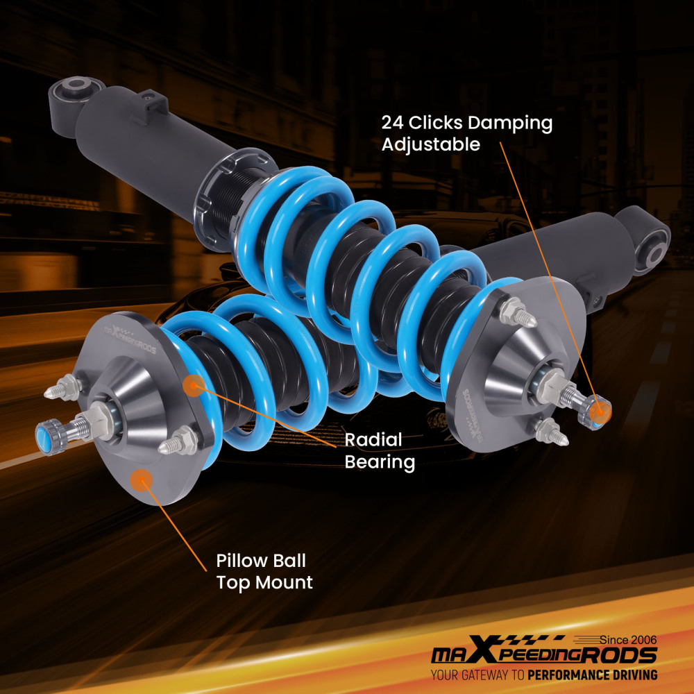 Amortisseurs Combinés Filetés compatible pour Mazda MX-5 NA NB 1989 a 2005 1.6 1.8 Coilovers