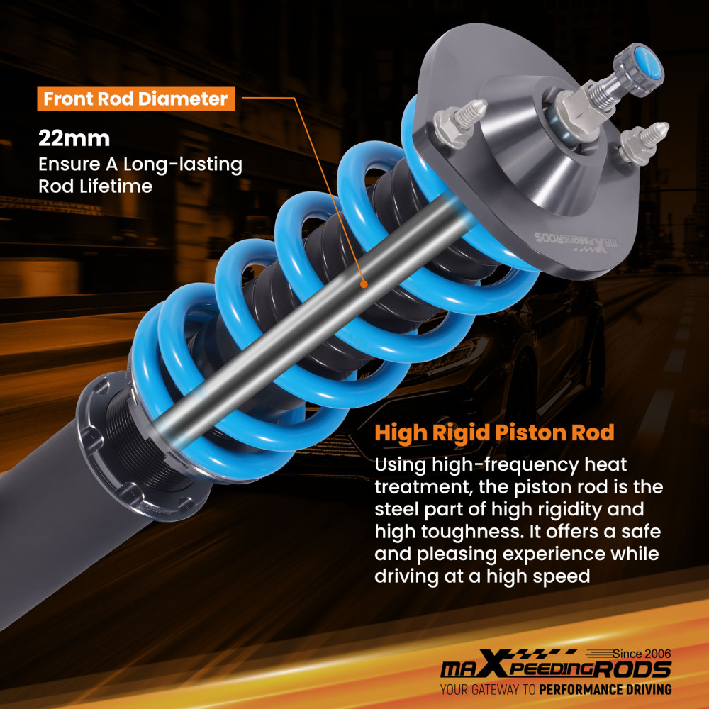 Amortisseurs Combinés Filetés compatible pour Mazda MX-5 NA NB 1989 a 2005 1.6 1.8 Coilovers