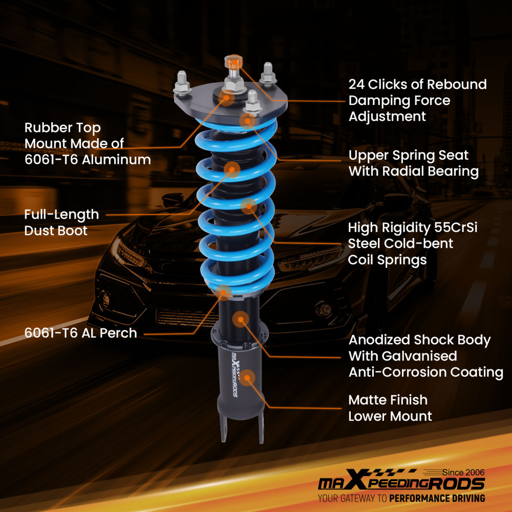 T6 Coilovers compatible for Mazda MX-5 (ND) 2015-2024 MX5 MK4 2.0