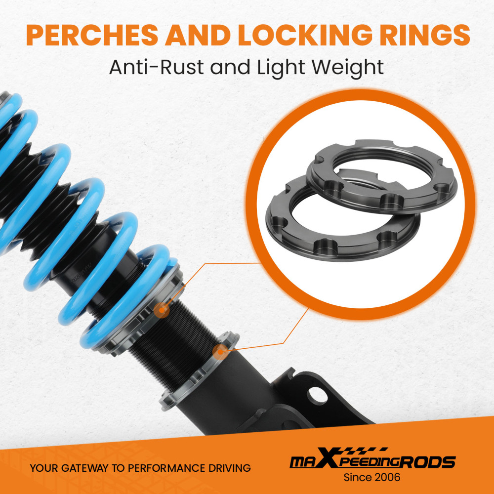 MaXpeedingrods T6 COILOVER 24 WAY DAMPER KIT compatible for DODGE NEON/Compatible for SRT-4 00-05