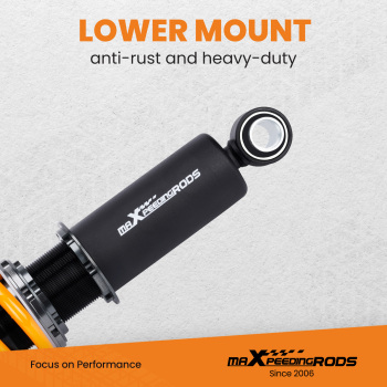 MaXpeedingrods 24 Ways Damper Coilovers compatible for Nissan 300ZX Z32 VG30DE 3.0L V6 RWD Lowering Kit