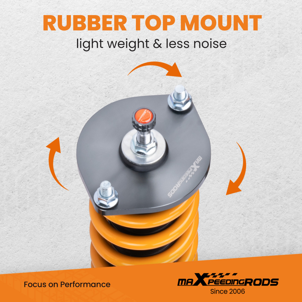 MaXpeedingrods 24 Ways Damper Coilovers compatible for Nissan 300ZX Z32 VG30DE 3.0L V6 RWD Lowering Kit