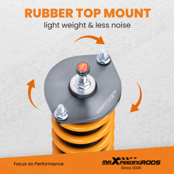 MaXpeedingrods 24 Ways Damper Coilovers compatible for Nissan 300ZX Z32 VG30DE 3.0L V6 RWD Lowering Kit