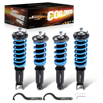 Coil Spring Coilovers Shocks Struts compatible for Nissan 300ZX Z32 Suspension Lowering Kit