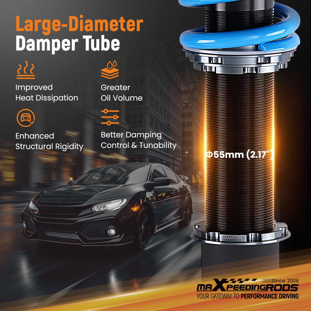 Coil Spring Coilovers Shocks Struts compatible for Nissan 300ZX Z32 Suspension Lowering Kit