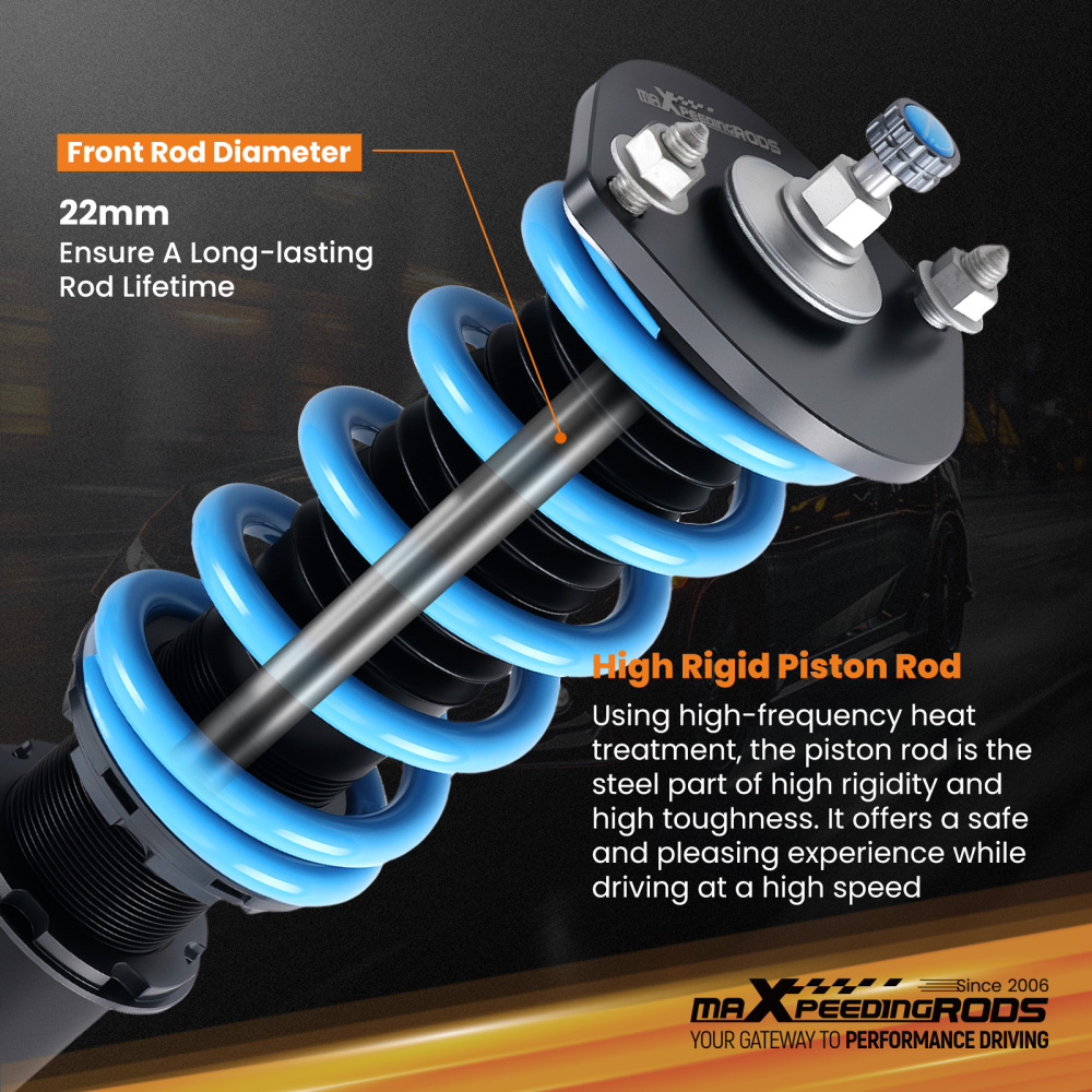 Coil Spring Coilovers Shocks Struts compatible for Nissan 300ZX Z32 Suspension Lowering Kit