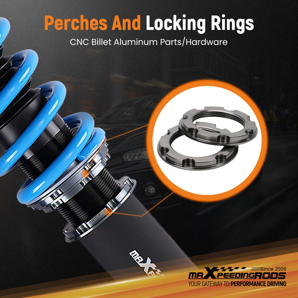 Coil Spring Coilovers Shocks Struts compatible for Nissan 300ZX Z32 Suspension Lowering Kit
