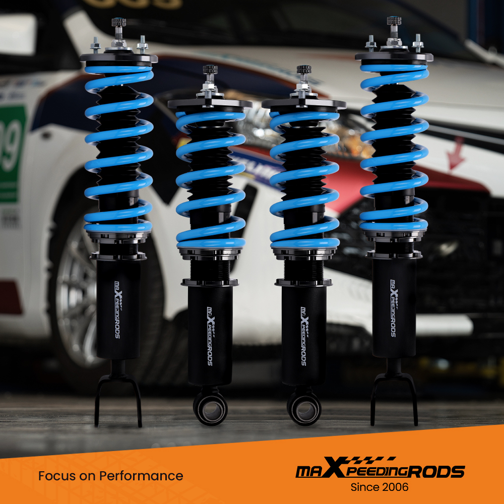 Coil Spring Coilovers Shocks Struts compatible for Nissan 300ZX Z32 Suspension Lowering Kit