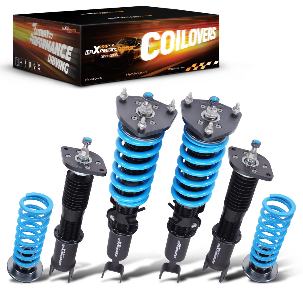 24 Damping Levels Coilovers compatible for Nissan 350Z Coupe Z33 03-08 compatible for Infiniti G35 Sedan Lowering Kit
