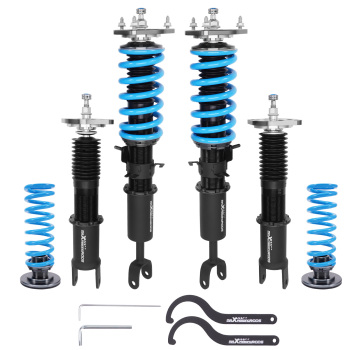 24 Damping Levels Coilovers compatible for Nissan 350Z Coupe Z33 03-08 compatible for Infiniti G35 Sedan Lowering Kit