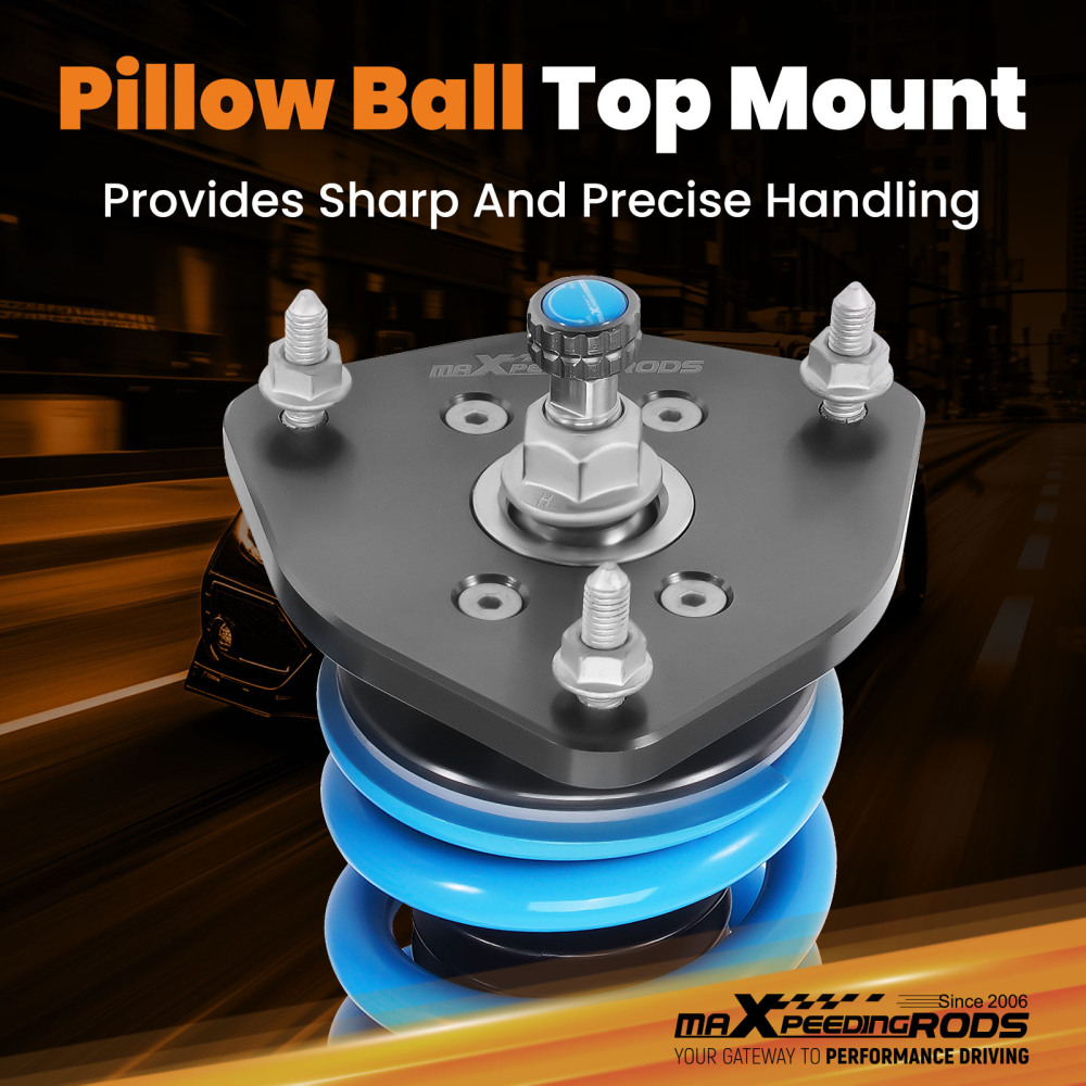 24 Way Damper Coilovers Shocks Suspension Kit compatible for Nissan 350Z 2003-2008 RWD