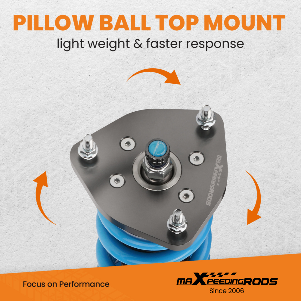 MaXpeedingrods COT6 Coilover Suspension Kit compatible for INFINITI G37 COUPE 2008-2013 V36 lowering kit