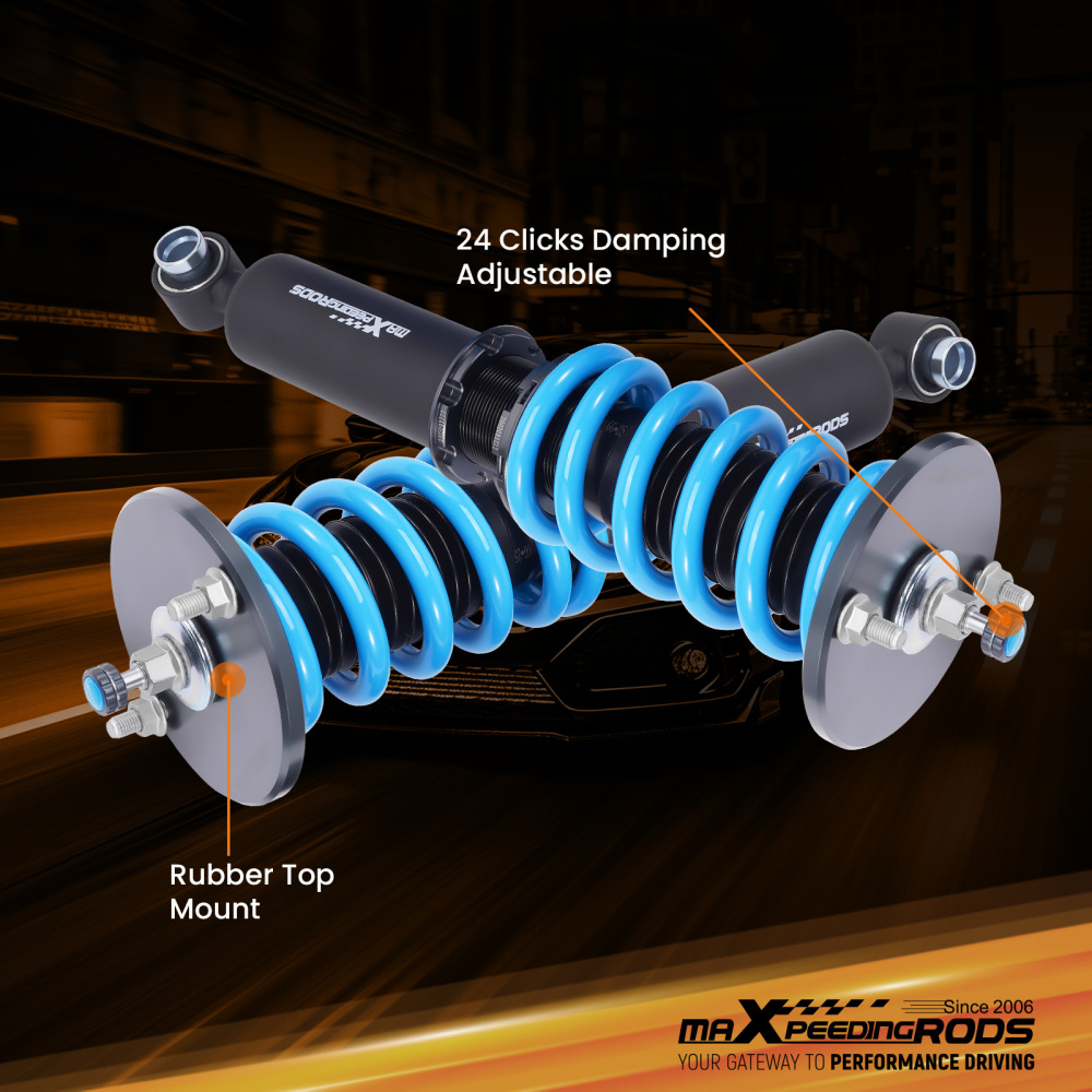 Maxpeedingrods COT6 Street Coilovers Lowering Kits compatible for Nissan Skyline GTST R33