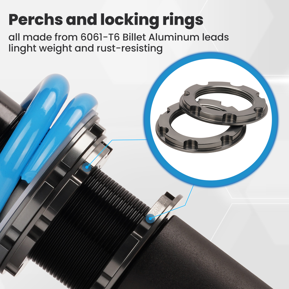 24 ways dampening adjustable Coilovers Suspension Kit Compatible for Nissan Skyline R33 GTS GTST 1993-1998 Lowering Kit