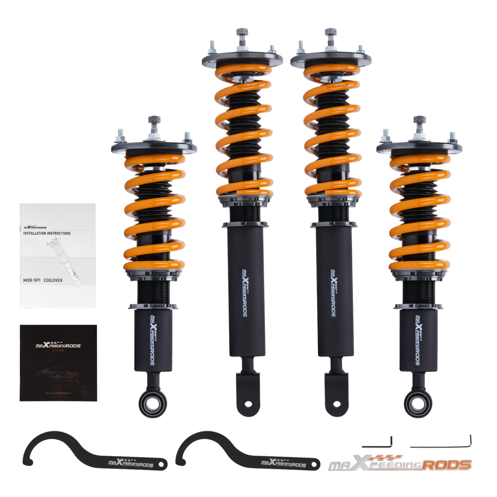 24 Damping Levels Coilover compatible for Nissan Skyline R34 BNR34 ER34 RB26 2.6L 99-02 lowering kit