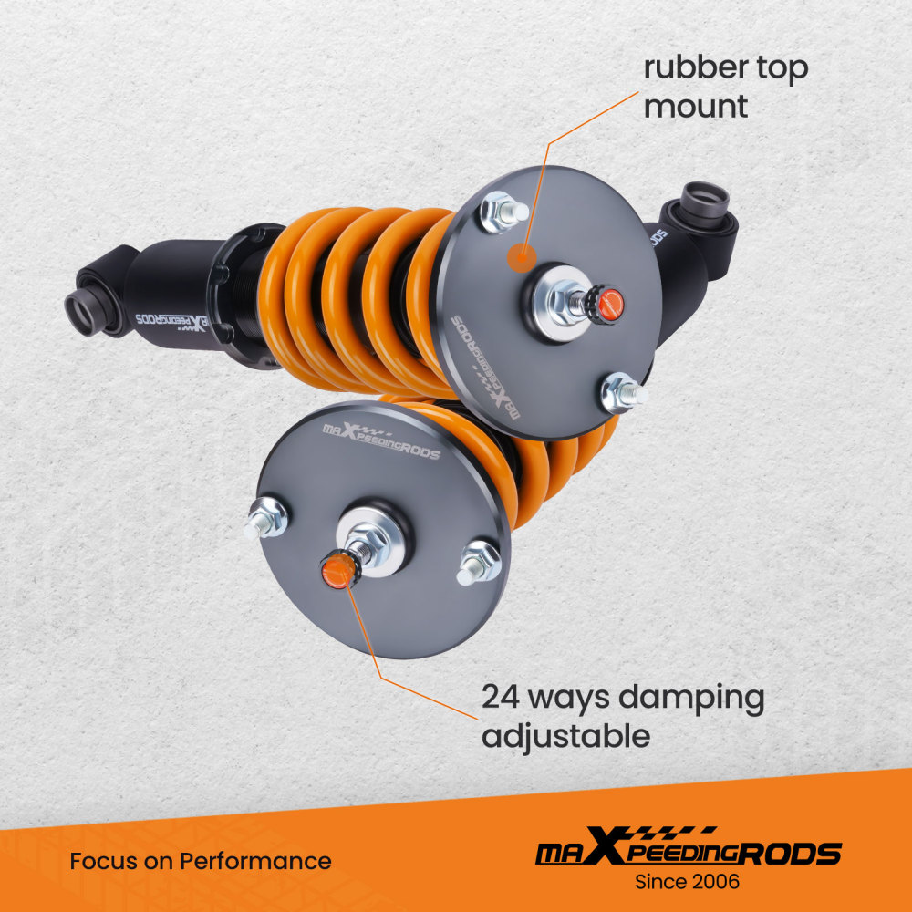 24 Damping Levels Coilover compatible for Nissan Skyline R34 BNR34 ER34 RB26 2.6L 99-02 lowering kit