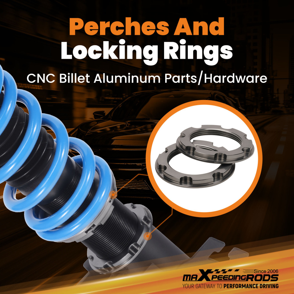 Amortiguadores Suspensión tuning compatible para Nissan S13 180SX 240SX Silvia Coilovers