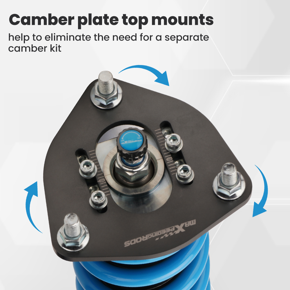 Kit Coilover regolabili in altezza e smorzamento compatibili compatibile per Nissan S13 200SX Europa/Nuova Zelanda mercato 89-94 Lowering Kit