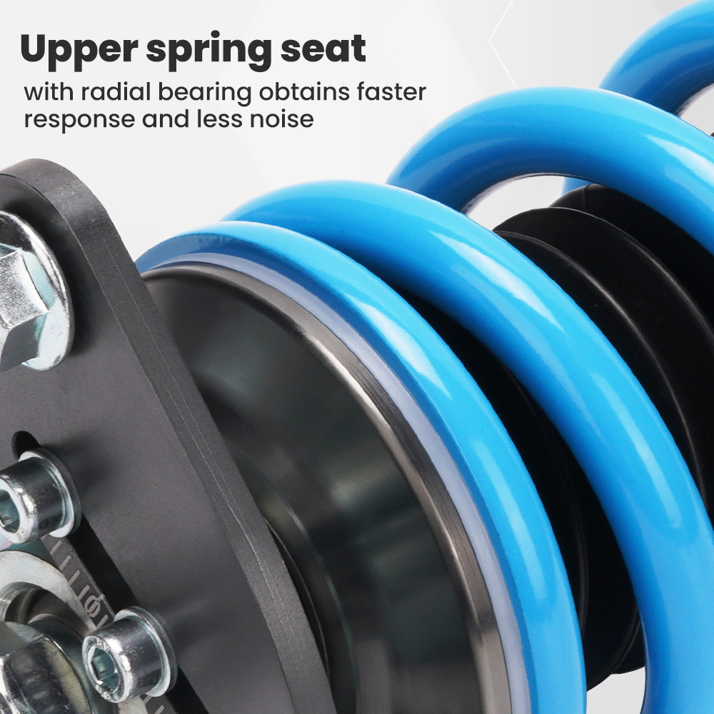 Kit Coilover regolabili in altezza e smorzamento compatibili compatibile per Nissan S13 200SX Europa/Nuova Zelanda mercato 89-94 Lowering Kit