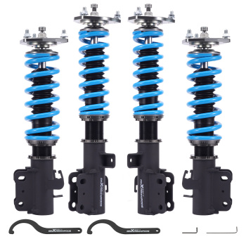 24 Ways Dampening Adjustable Coilovers Kit compatible for Nissan X-Trail T30 2001-2007 Lowering Kit