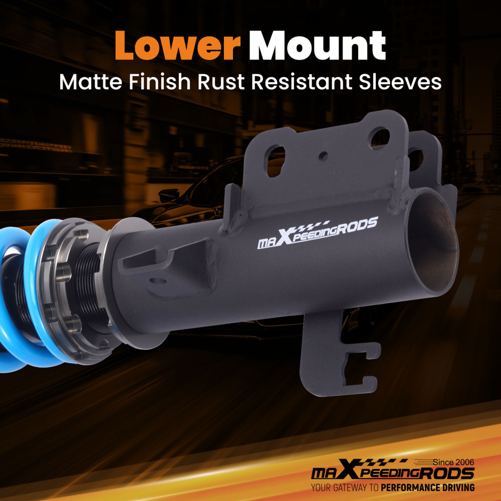 24 Ways Dampening Adjustable Coilovers Kit compatible for Nissan X-Trail T30 2001-2007 Lowering Kit