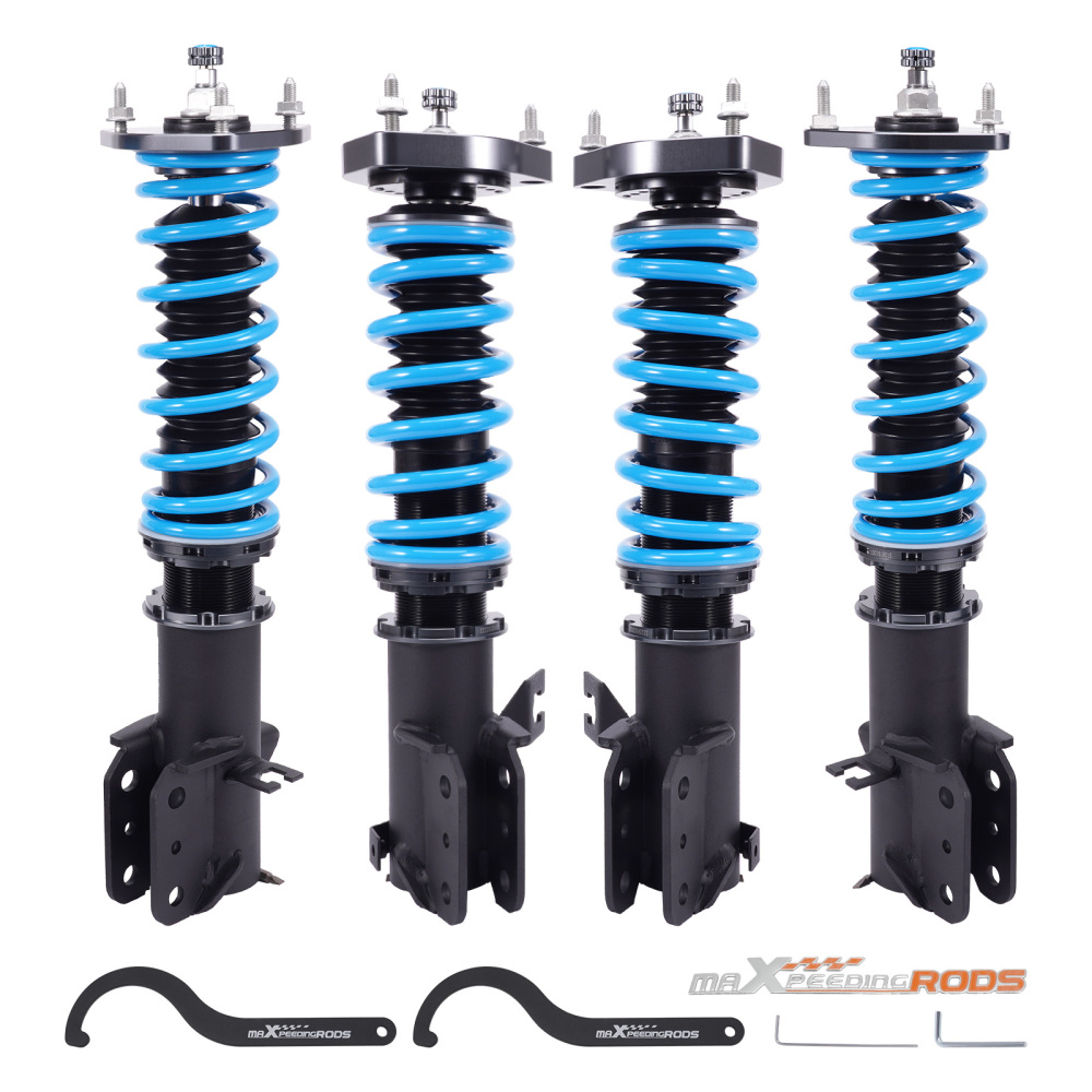 MaXpeedingrods 24 Way Adjustable Coilover Lower Kit compatible for Nissan Sentra B13 91-94