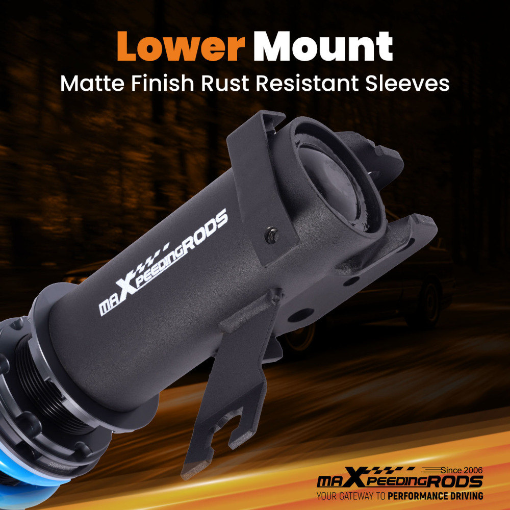 MaXpeedingrods 24 Way Adjustable Coilover Lower Kit compatible for Nissan Sentra B13 91-94