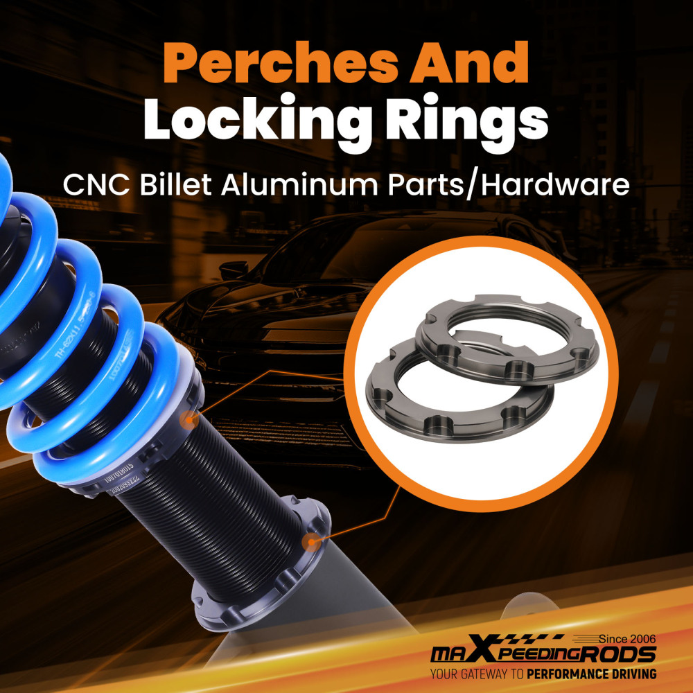 MaXpeedingrods 24 Step Adjustable Coilovers Kit compatible for Honda Odyssey 2011-2017