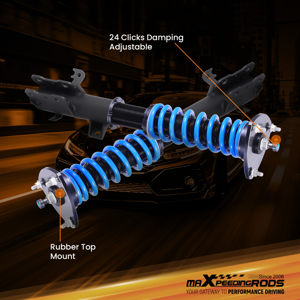 MaXpeedingrods 24 Step Adjustable Coilovers Kit compatible for Honda Odyssey 2011-2017