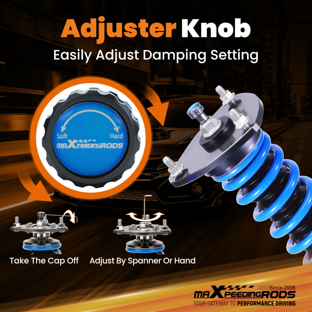 MaXpeedingrods 24 Step Adjustable Coilovers Kit compatible for Honda Odyssey 2011-2017
