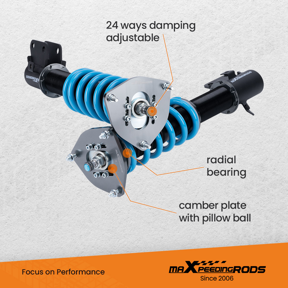 MaXpeedingrods Coilover Assembly Kit compatible for Subaru Legacy Outback B4 BEE BE5 98-03 Lowering Kit