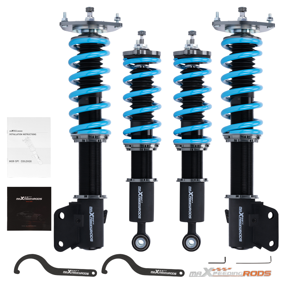 MaXpeedingrods T6 Coilovers Shocks Springs Kit compatible for SUBARU OUTBACK 2000-2004