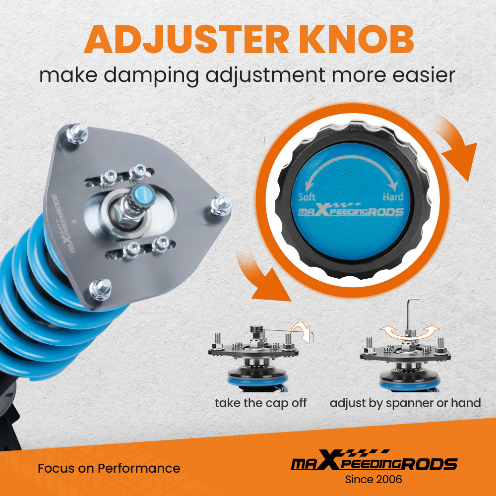 MaXpeedingrods T6 Coilovers Shocks Springs Kit compatible for SUBARU OUTBACK 2000-2004