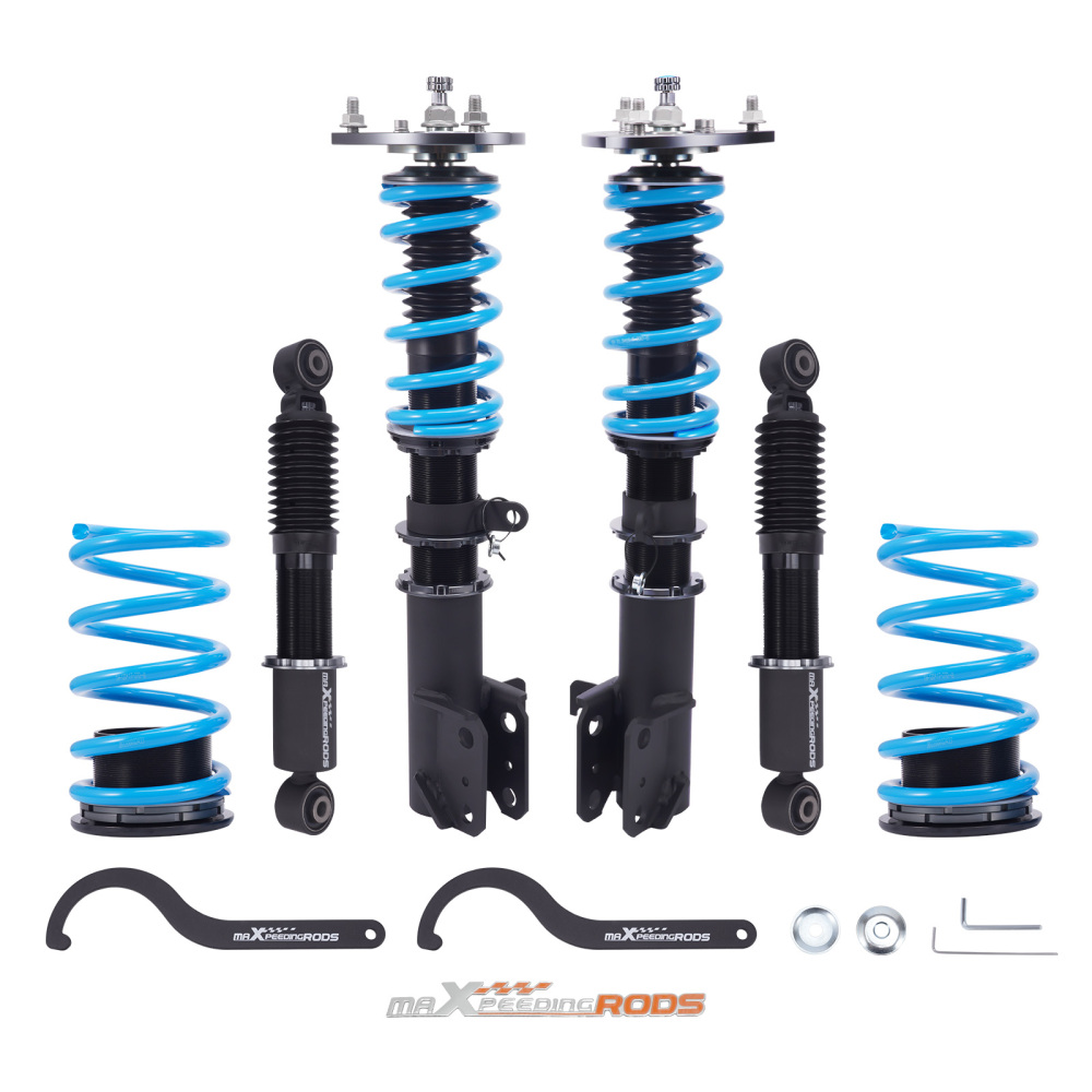 MaXpeedingrods T6 Coilovers 24 Level Damper Lowering Kit compatible for Honda Pilot 03-08
