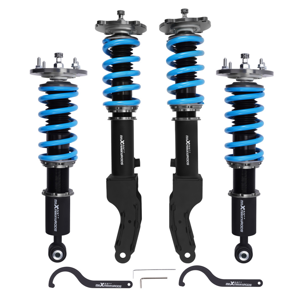 Compatible for Porsche Cayenne 02-10 MaXpeedingrods Coilovers Lowering Kit w/ 24-way Damper